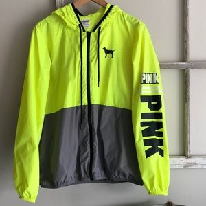 Pink neon anorak